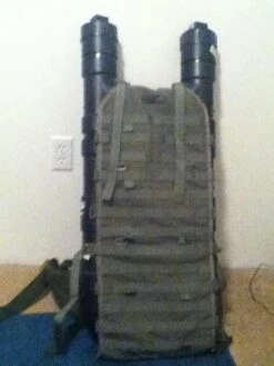 Kifaru Tactical Platform Frame And Suspension -Bag Series Store Cargo Panel with PVC ladder with sand flipped 1
