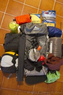 Gregory Contour 50 -Bag Series Store load